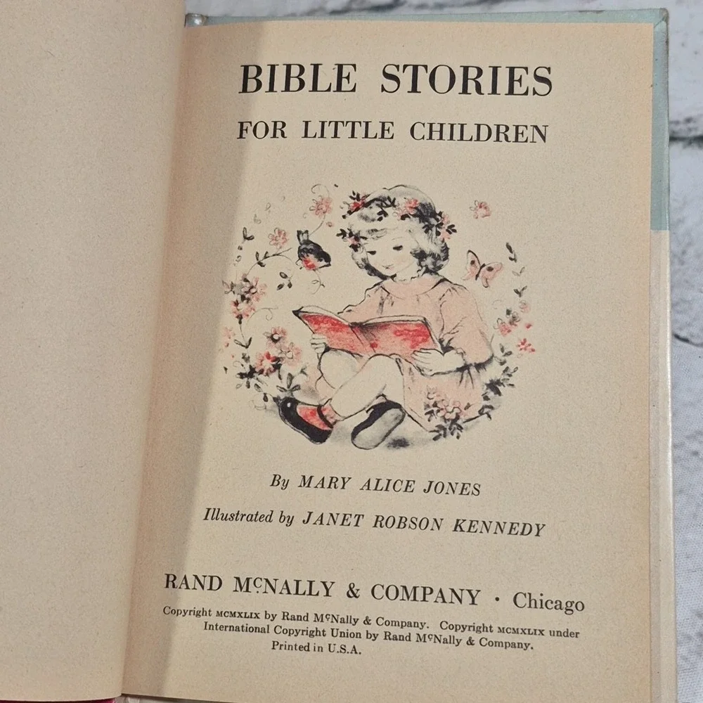 Bible Stories for Little Children by Jones, Mary Alice 1949 Rand McNally
